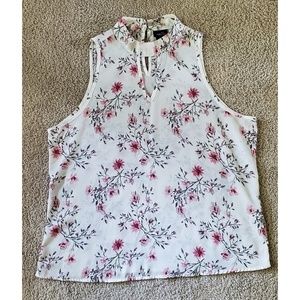 Floral Choker Tank